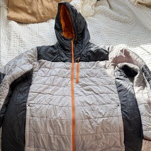 Spyder Men’s Gray and Black Hooded Jacket